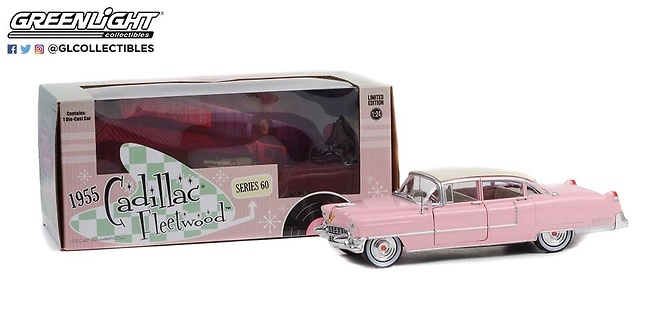 Cadillac Fleetwood Serie 60 (1955) Rosa Greenlight 1:24 