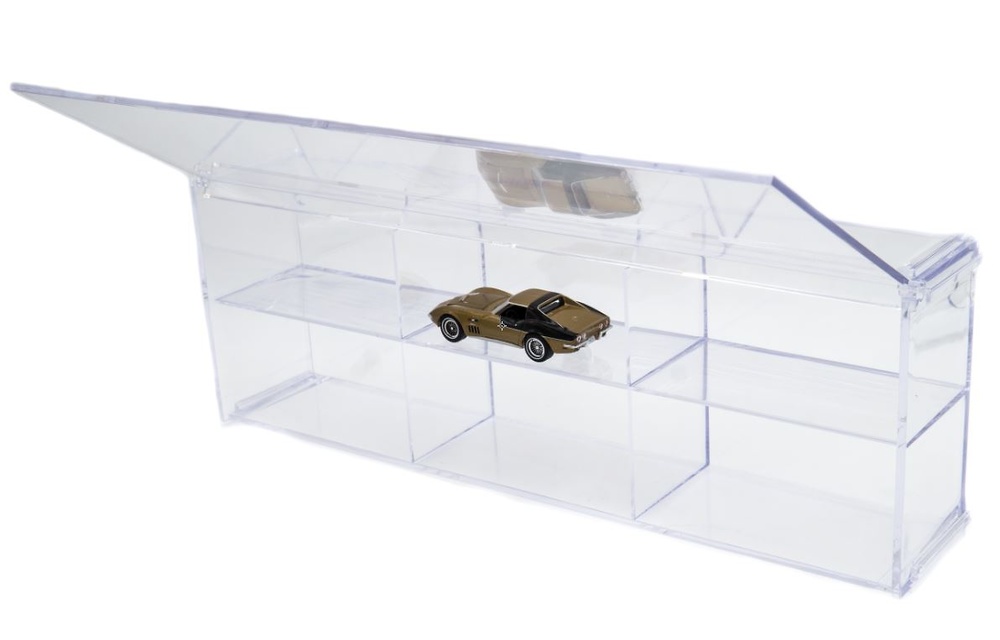 Car Connecting Acrylic Case for 6 cars Greenlight 1:64 