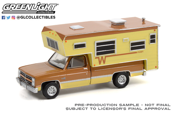 Chevrolet C20 Silverado Camper (1986) Greenlight 1:64 