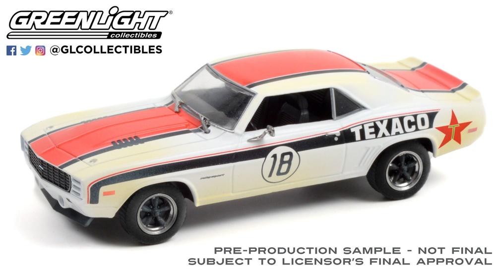 Chevrolet Camaro RS - Texaco (1969) Greenlight 1:43 