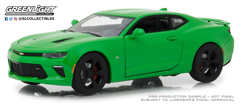 Chevrolet Camaro SS Krypton Green (2017) Greenlight 1:24 