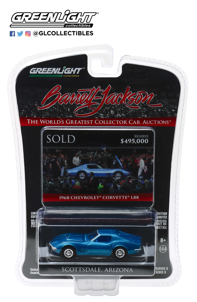 Chevrolet Corvette L88 - Lot #1418 (1968) Greenlight 1:64 