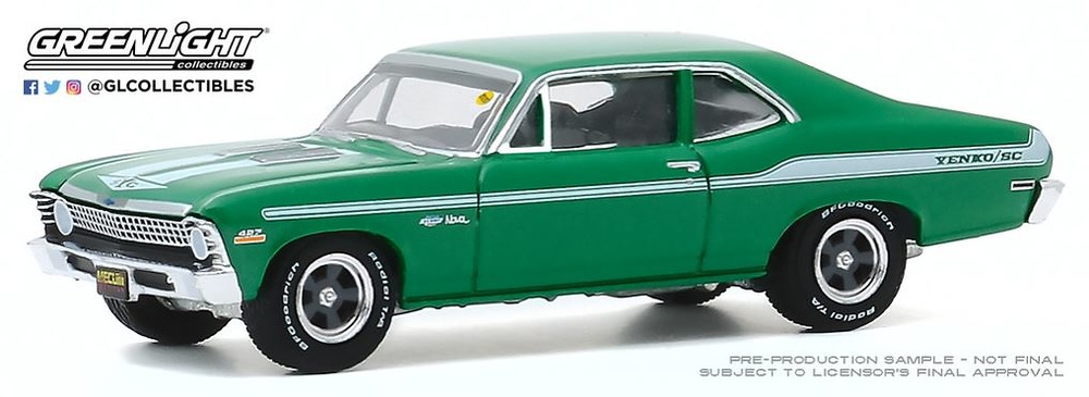 Chevrolet Nova (1972) Mecum Auctions Greenlight 1/64 