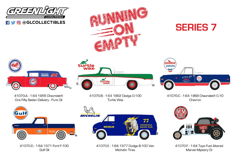 Running on Empty Serie 7 Greenlight 41070 1/64 