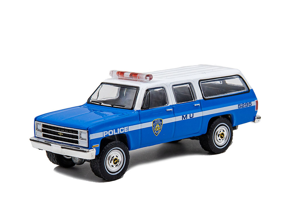 Chevrolet Suburban K2500 Scottsdale - New York City Police Department Hot Pursuit Series 46 Greenlight 1/64 