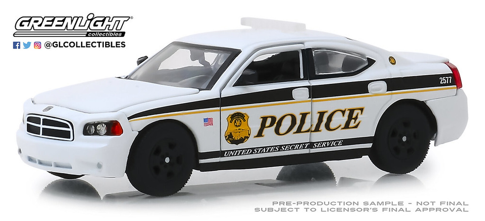 Dodge Charger United States Secret Service Police (2006) Greenlight 1:43 