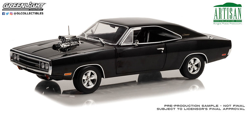 Dodge Charger with blown Engine (1970) Greenlight 1:18 