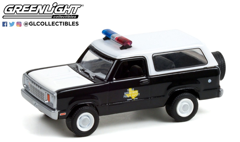 Dodge Ramcharger - Texas Department of Public Safety (1978) Greenlight 1:64 