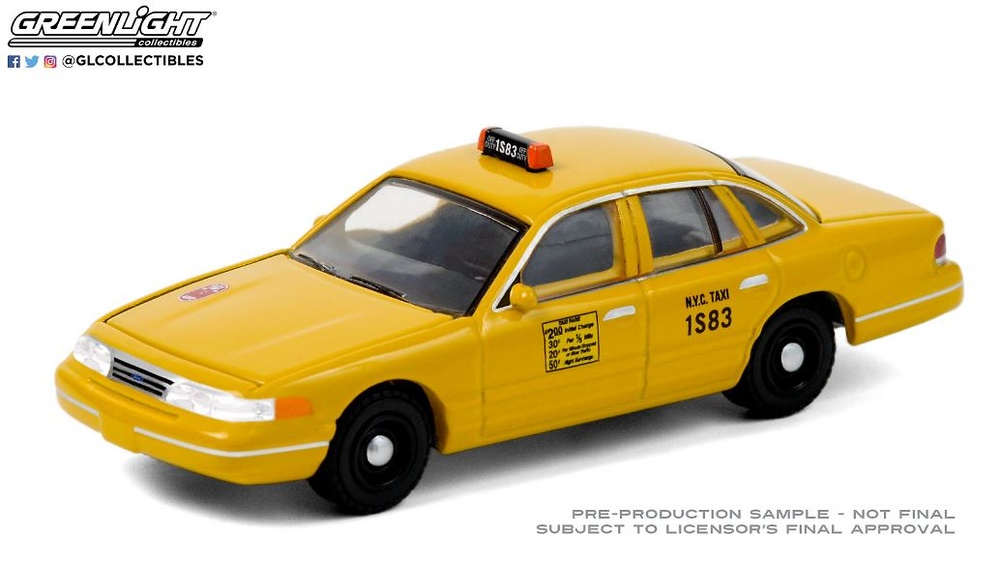 Ford Crown Victoria NYC Taxi (1994) Greenlight 1/64 