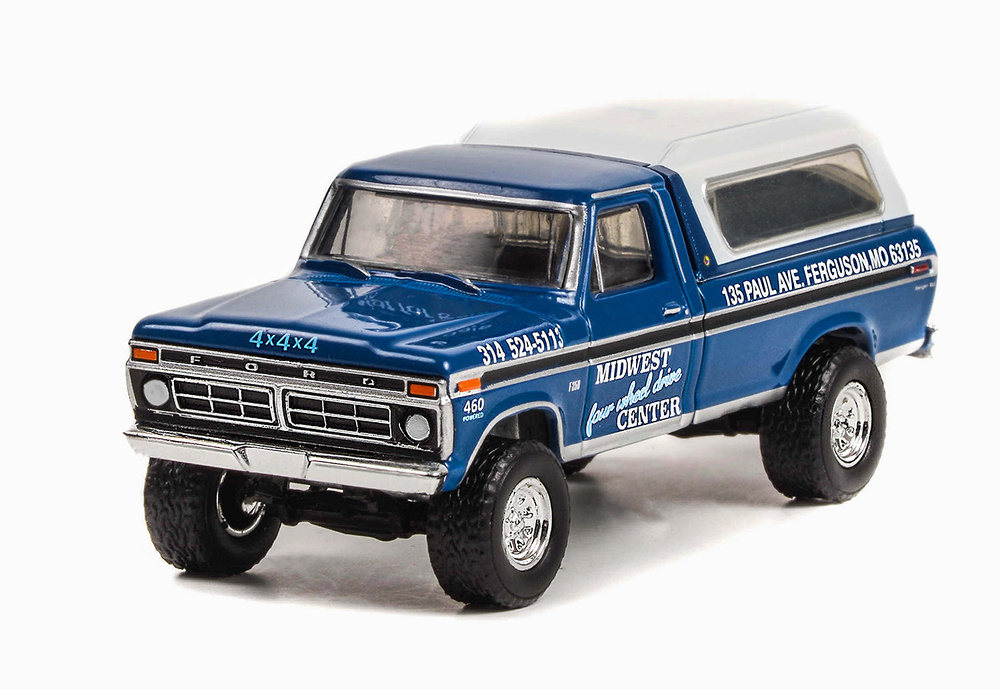 Ford F-250 with Camper Shell (1974) Greenlight 1:64 