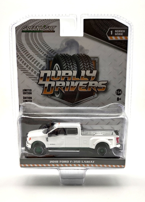 Ford F-350 Lariat White (2018) GreenMachine 1:64 