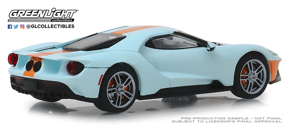 Ford GT Heritage Gulf Oil Color (2019) Greenlight 1:43 