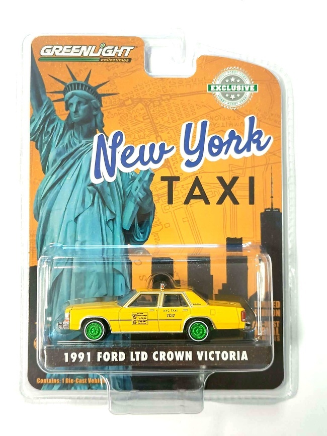 Ford LTD Crown Victoria - NYC Taxi (1991) Greenmachine 1/64 