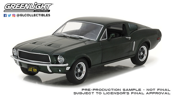 Ford Mustang GT Fastback (1968) Greenlight 1:24 