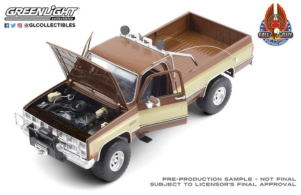 GMC K-2500 (1982) - Fall Guy Stuntman Association Greenlight 1/18 