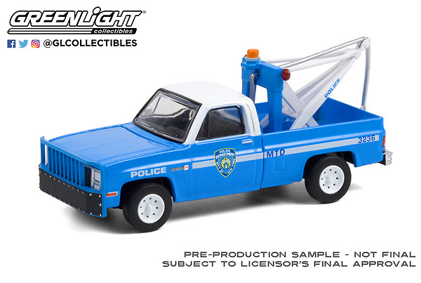 Grúa GMC Sierra K2500 - NYPD (1987) Greenlight 1/64 