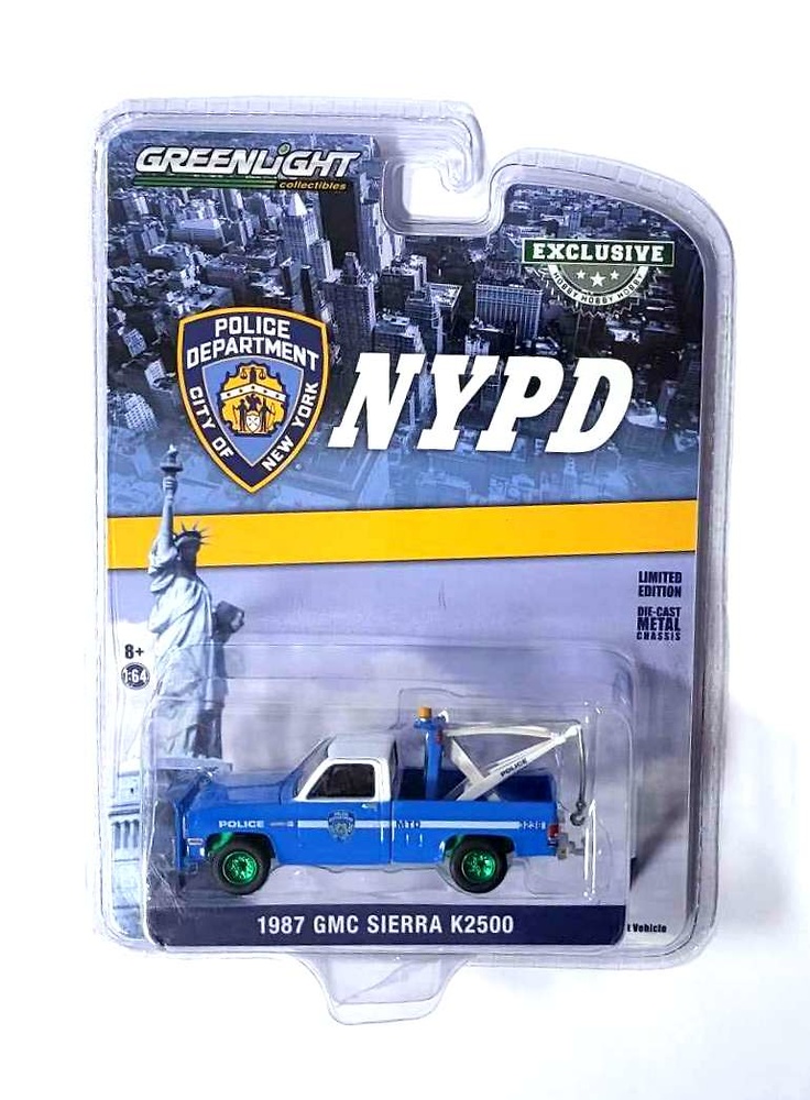 Grúa GMC Sierra K2500 - NYPD (1987) Greenmachine 1/64 