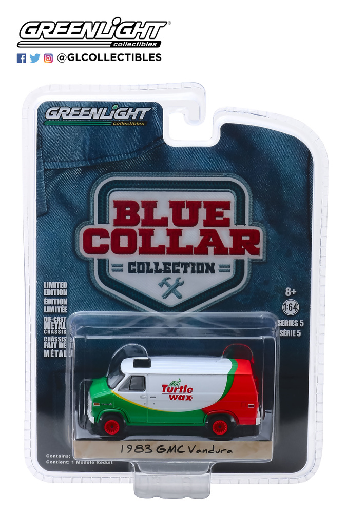 1:64 1983 GMC Vandura - Turtle Wax Greenlight 35120E 