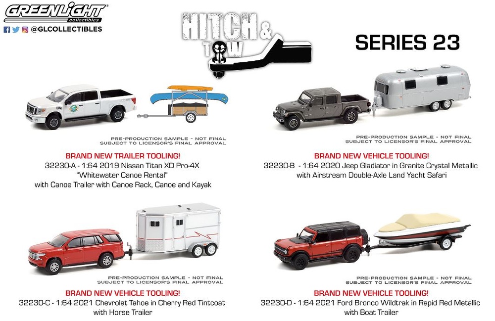 Hitch & Tow serie 23 Greenlight 1:64 