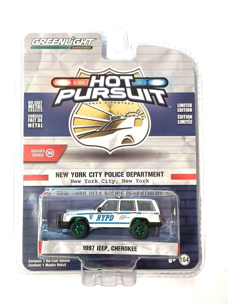 Jeep Cherokee (NYPD) 1997 - Greenmachine 1/64 