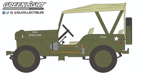 Jeep Willys MB (1940) Greenlight 1/64 