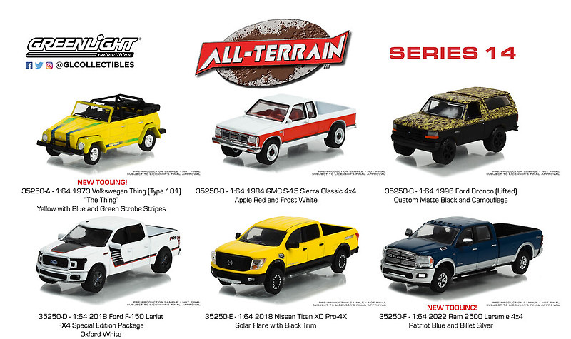 Lote All Terrain Series 14 Greenlight 1:64 