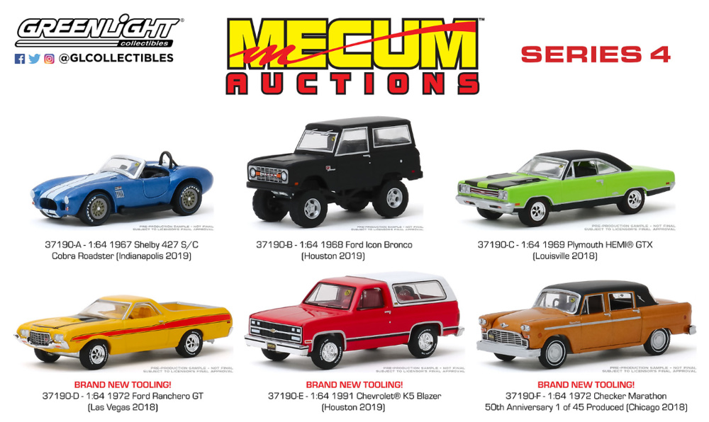 Lote Mecum Auctions Collector Cars Series 4 Greenlight 1/64 