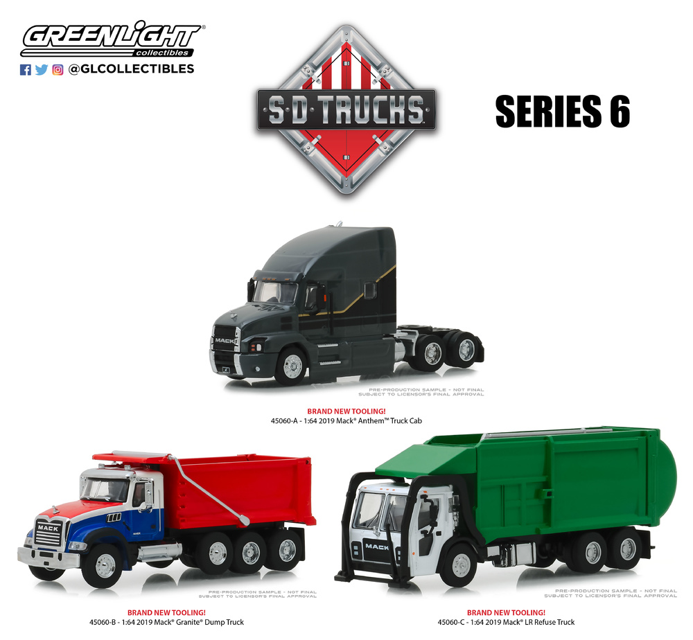 Mack Anthem Truck Cab (2019) Greenlight 1:64 