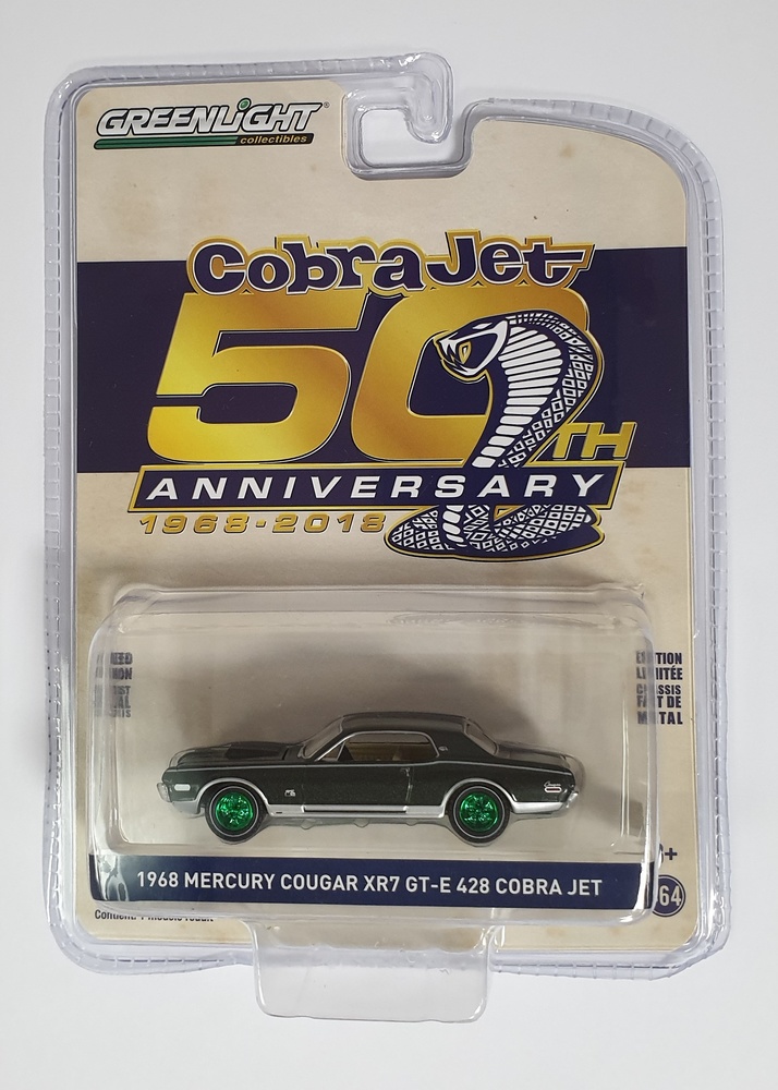 Mercury Cougar XR-7 GT-E 428 Cobra Jet (1968) Greenmachine 1:64 