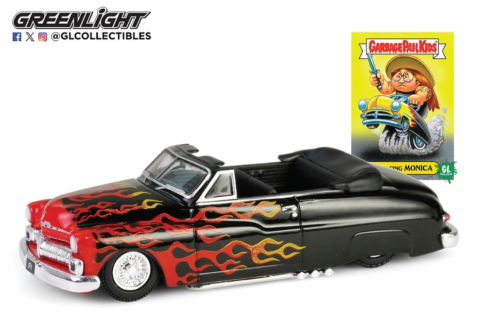 Mercury Eight Convertible Lowrider - Garbage Pail Kids Series 7 Greenlight 1/64 