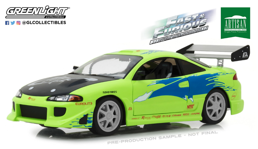 【希少】FAST&FURIOUS MITSUBISH ECLIPSE 1/18 model car Mitsubishi Eclipse Fast & Furious 1:18 Scale | eBay