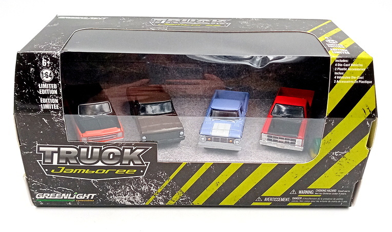 Multi-Car Diorama - Truck Jamboree Greenmachine 1:64 