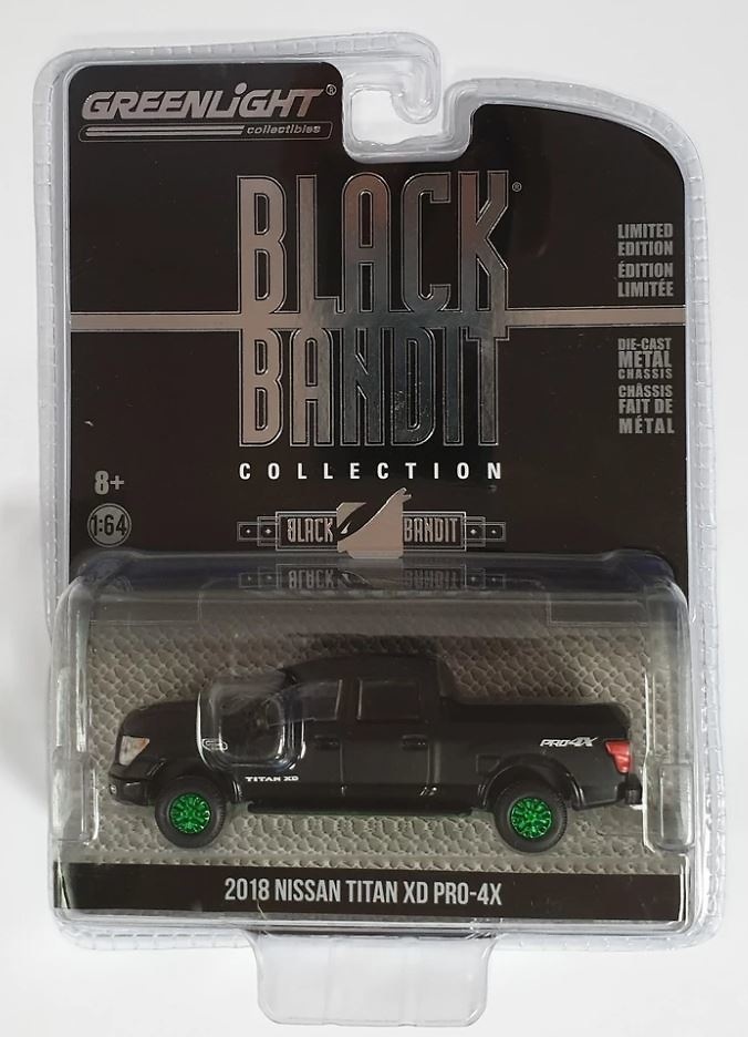 Nissan Titan XD Pro-4X Serie Black Bandit 21 (2018) Greenlight 1:64 