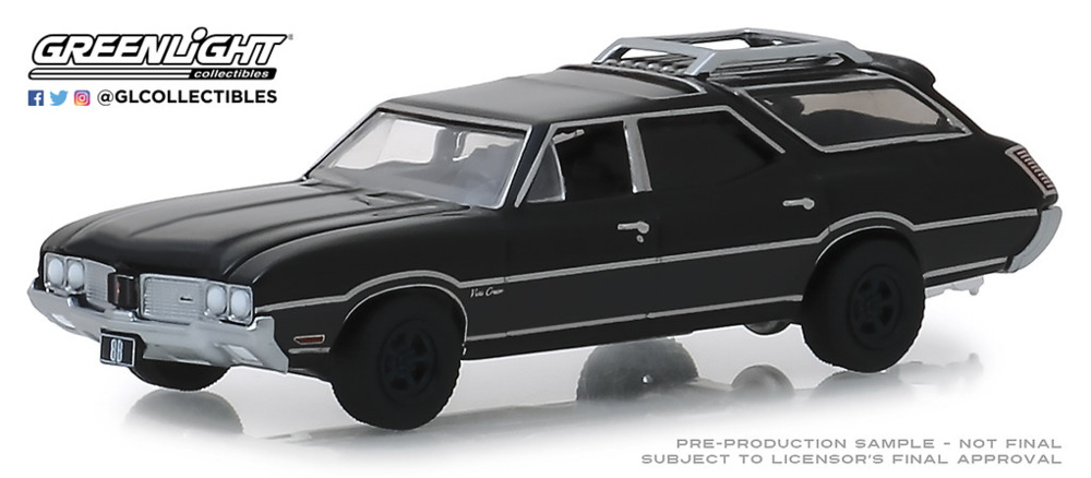 Oldsmobile Vista Cruiser Serie Black Bandit 21 (1970) Greenlight 1:64 