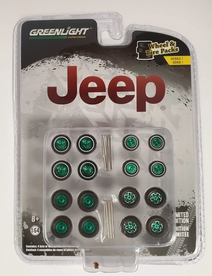 Pack of tires and wheels 