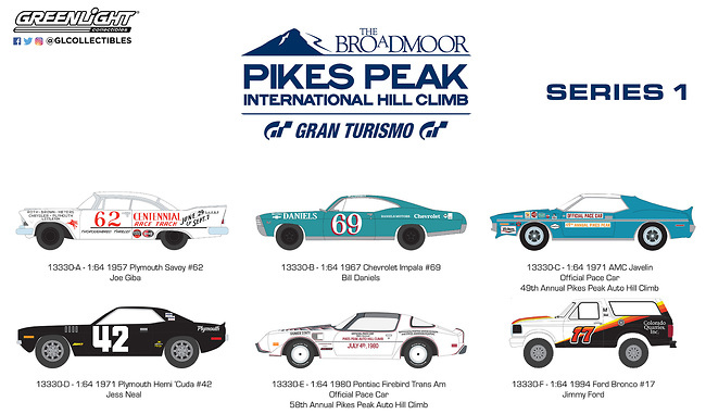 Pikes Peak International Hill Climb Series 1 Greenlight 1/64 