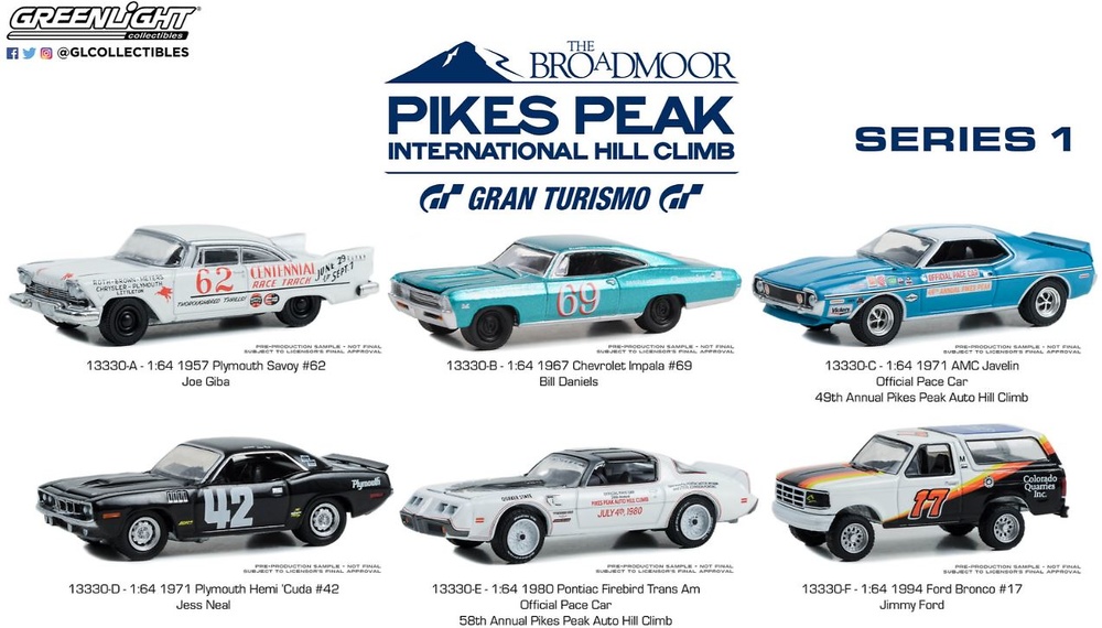 Pikes Peak International Hill Climb Series 1 Greenlight 1:64 