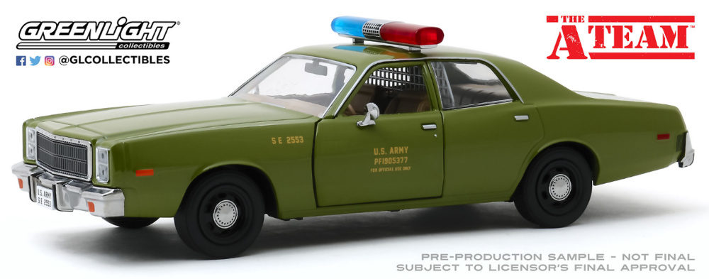 Plymouth Fury U.S. Army Police 