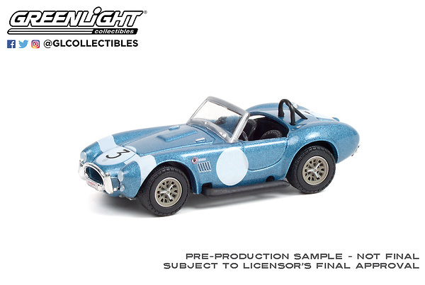 Shelby Cobra # 3 FIA Bondurant Tribute (Lot # 1321.1) Greenlight 1:64 