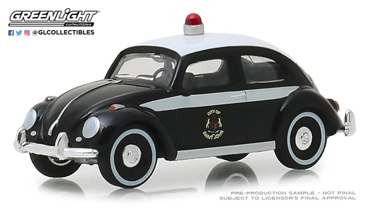 Volkswagen Beetle Police of Saint John, Canada, Greenlight 1/64 