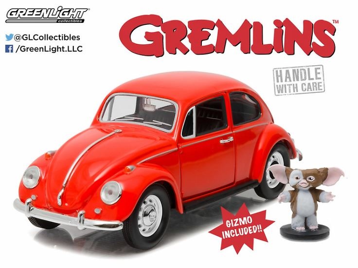 Volkswagen escarabajo con figura de 