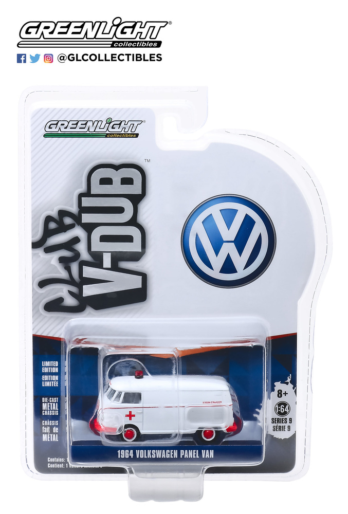 Volkswagen Panel Van Ambulancia (1964) Greenlight 1/64 