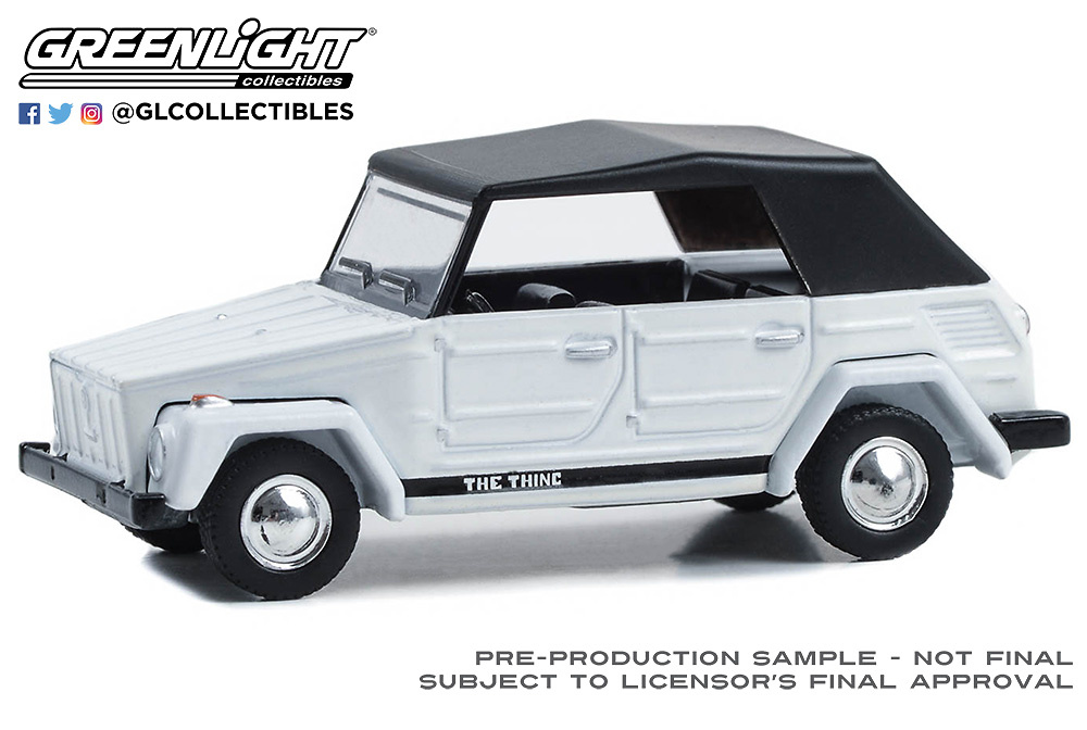 Volkswagen Thing (Type 181) - White with Black Soft Top Greenlight 1/64 