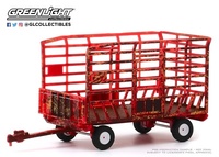 Bale Throw Wagon Greenlight 1:64