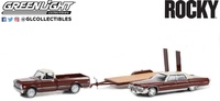 Chevrolet C-10 + Cadillac Sedan deVille "Rocky" (1973) Greenlight 1:64