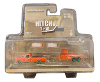 Chevrolet C-10 + with Tandem Car Trailer STP (1968) Greenmachine Version 1:64