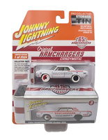 Dodge 330 Ramchargers 1964 with Collector Tin Johnny Lightning Special Version scale 1/64