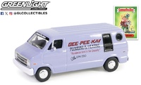 Dodge B-100 Van - Garbage Pail Kids Series 6 - Overkill Kevin (1976) Greenlight 1:64