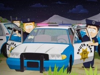 Ford Crown Victoria – South Park Police – South Park Greenlight 13720 scale 1/18
