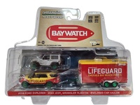 Ford Explorer + Jeep Wrangler Rubicon "Baywatch" (2017) Greenmachine  1:64